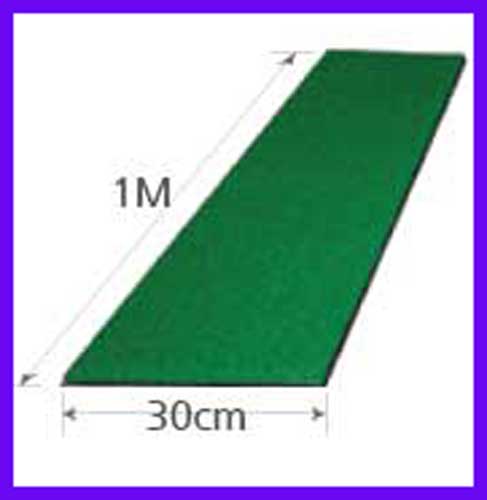 직모아이언매트 (1mx30cm)/라셀17mm+고무10mm
