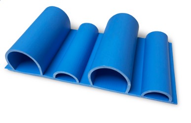 50T 쌍골형(투톤쌍골)방염고무안전리브